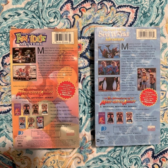 2 Vintage The Adventures of Mary Kate and Ashley VHS Tapes - Picture 2 of 5